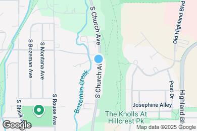 Map image of the property - 1305 S Church Ave