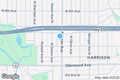 Map image of the property - 519 N Penn Ave