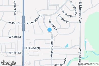 Map image of the property - 4393 N Lincoln Ave