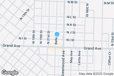 Map image of the property - 2201 N I St