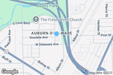 Map image of the property - 2524 Ayers Ave