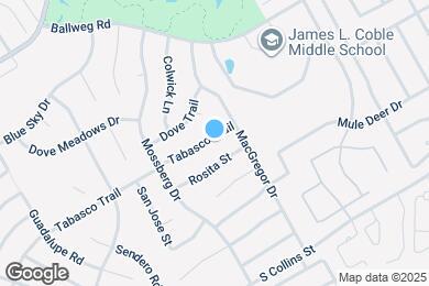 Map image of the property - 1022 Tabasco Trail