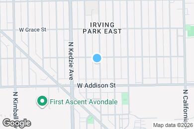 Map image of the property - 3644 N Albany Ave