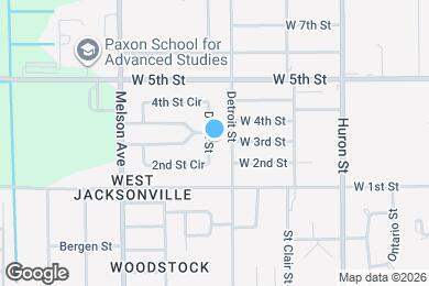 Map image of the property - 1227 Dena St