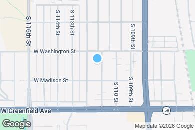 Map image of the property - 1135 S 111th St