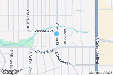 Map image of the property - 2630 S Marion St