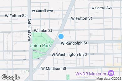 Map image of the property - 1406 W Randolph St