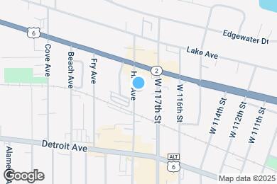 Map image of the property - 1297 Hird Ave