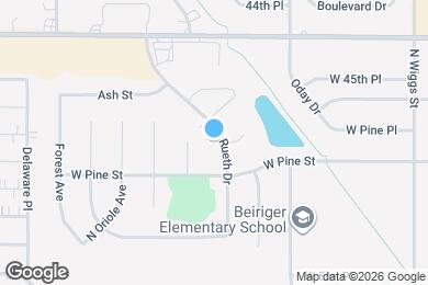 Map image of the property - 712 N Rueth Dr