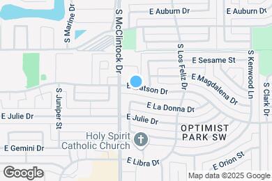 Map image of the property - 1823 E Watson Dr