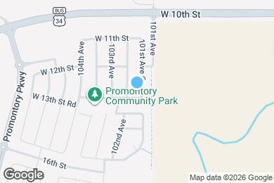 Map image of the property - 1231 101st Ave Ct