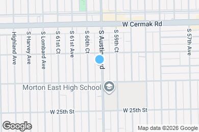 Map image of the property - 2314 S Austin Blvd