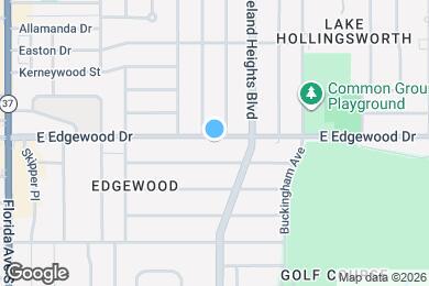Map image of the property - 801 E Edgewood Dr