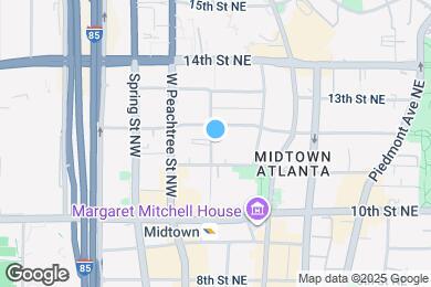 Map image of the property - 1075 Peachtree Walk NE