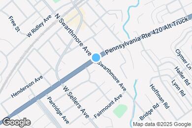 Map image of the property - 2 S Swarthmore Ave