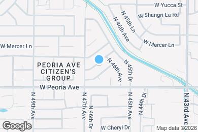 Map image of the property - 4619 W Saguaro Dr