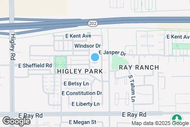Map image of the property - 1389 S Moccasin Trail