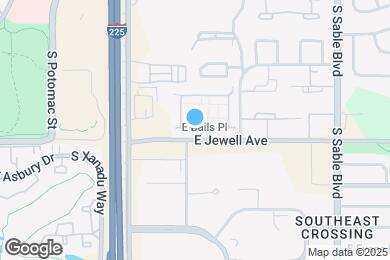 Map image of the property - 13963 E Jewell Ave