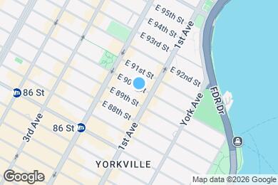 Map image of the property - 334 E 90th St