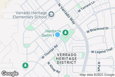 Map image of the property - 2598 N Heritage St