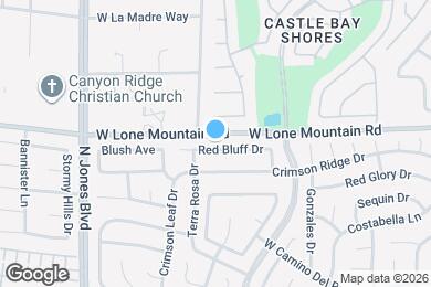 Map image of the property - 5616 Red Bluff Dr