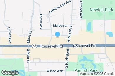 Map image of the property - 593 Park Plz