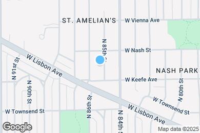 Map image of the property - 3537 N 85th St