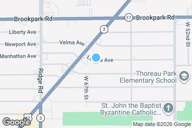 Map image of the property - 6511 Luelda Ave