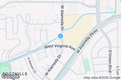 Map image of the property - 12243 W Alameda Dr