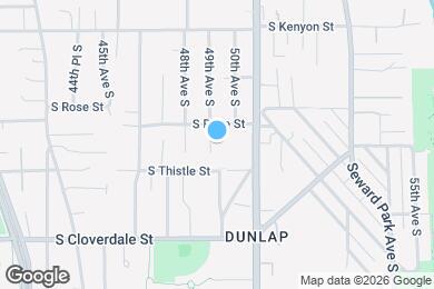 Map image of the property - 8316 49th Ave S