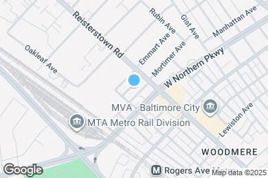 Map image of the property - 4111 Sunnyside Ave