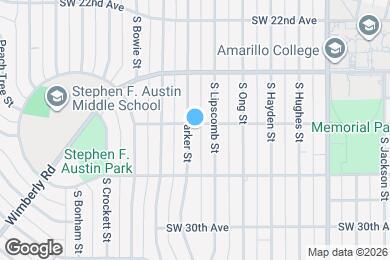 Map image of the property - 2601 S Parker St