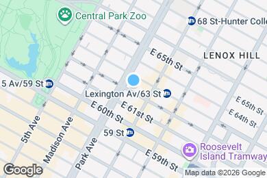 Map image of the property - 115 E 62nd St