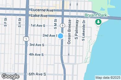 Map image of the property - 215 S Federal Hwy