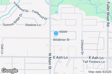 Map image of the property - 1702 Pleasant Trail