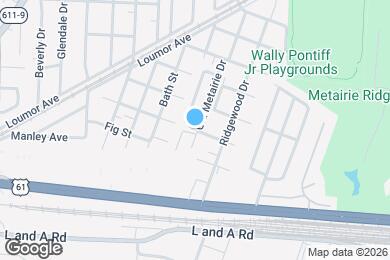 Map image of the property - 1701 Colapissa St