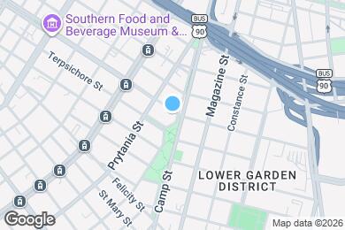 Map image of the property - 1335 Coliseum St