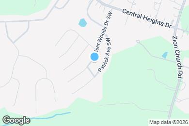 Map image of the property - 4267 Kiser Woods Dr SW