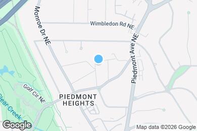 Map image of the property - 1805 Piedmont Way NE