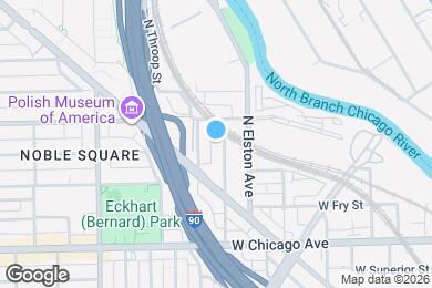 Map image of the property - 952 N Racine Ave