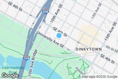 Map image of the property - 1101 University Ave SE