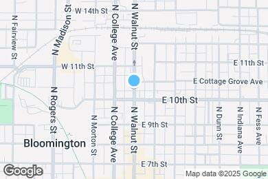 Map image of the property - 612 N Walnut St