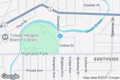 Map image of the property - 1597 Walbridge Ave