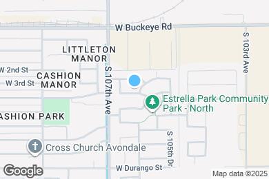 Map image of the property - 10618 W Pima St