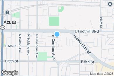 Map image of the property - 630 N Cerritos Ave