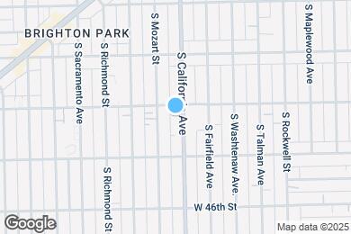 Map image of the property - 4410 S California Ave