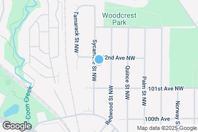 Map image of the property - 10141 Sycamore St NW