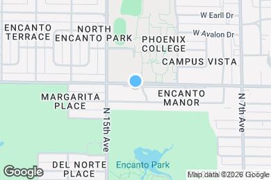 Map image of the property - 1307 W Thomas Rd