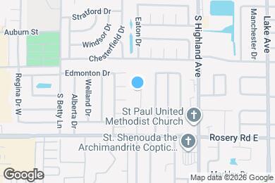 Map image of the property - 1410 Alexander Way