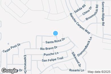 Map image of the property - 801 San Miguel Trail